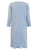 Brandtex natkjole i lyseblå med 3/4 ærmer