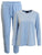 Brandtex pyjamas 2 dele i lyseblå med print