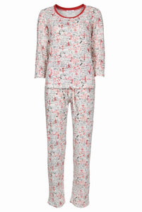 Brandtex nattøj pyjamas med print.