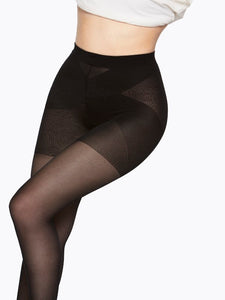 Vogue "Curvy" strømpebukser 40 Den i sort.